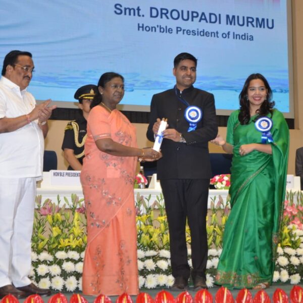 दिल्ली विज्ञान भवन में दो राष्ट्रीय पुरस्कारों से सम्मानित हुआ राजनांदगांव…