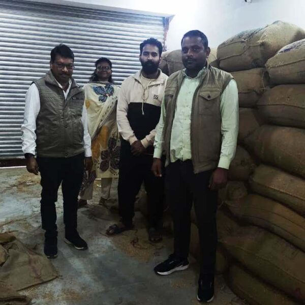 48 लाख 69 हजार मूल्य का 3927 बोरा अवैध धान&hellip;