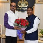 रायपुर : राज्यपाल डेका से वन मंत्री केदार कश्यप ने की&hellip;