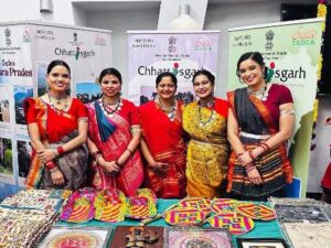 रायपुर : छत्तीसगढ़ की संस्कृति ने विदेश में बिखेरा रंग…