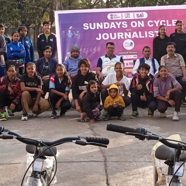 मीडिया प्रतिनिधि फिट इंडिया संडे ऑन सायकल रैली में हुए&hellip;
