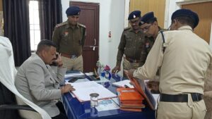 थाना सहसपुर लोहारा का पुलिस अधीक्षक धर्मेन्द्र सिंह द्वारा वार्षिक निरीक्षण कबीरधाम…