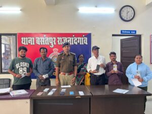 बसंतपुर पुलिस की सक्रियता से 15 गुम मोबाइल बरामद…