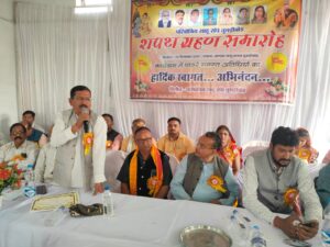 परिक्षेत्रीय साहू संघ तुमड़ीबोड़ में नव-निर्वाचित पदाधिकारियों ने ली शपथ…