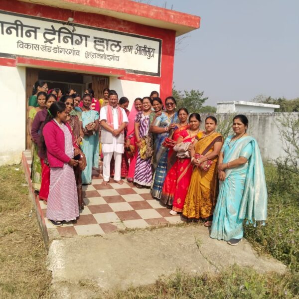 आलीखुटा में मितानिन ट्रेनिंग हॉल का हुआ लोकार्पण…