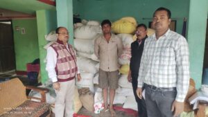 अवैध धान भंडारण पर मंडी प्रशासन की सख्त कार्रवाई, 168 कट्टा धान जप्त…