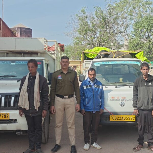 चार गौ-वंश तस्कर गिरफ्तार,सात गौ-वंश सुरक्षित बरामद,तस्करी में प्रयुक्त दो पिक-अप वाहन जप्त…