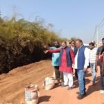 सांसद संतोष पांडेय ने निर्माणाधीन गौरवपथ निर्माण कार्य का किया निरीक्षण…