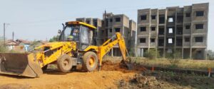अवैध कॉलोनियों पर चला प्रशासन का बुलडोजर…