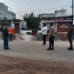 नवागांव में साफ सफाई एवं निर्माण कार्य का आयुक्त ने लिया जायजा…