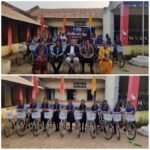 नए वर्ष पर स्टेट बैंक की पहल, छात्राओं को वितरित की गईं साइकिल…