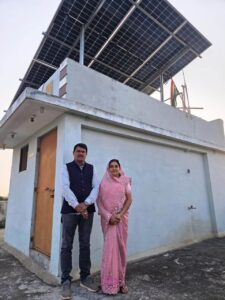 प्रधानमंत्री सूर्यघर मुफ्त बिजली योजना अंतर्गत अध्यक्ष जनपद पंचायत राजनांदगांव ने अपने निवास पर स्थापित किया सोलर पैनल…