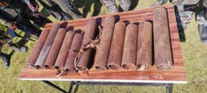 परवींडीह पहाडी़ से पुलिस ने 11 क्लेमोर माइन का डम्प किया बरामद…