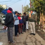 वार्ड भ्रमण कर पाईप लाईन लिकेज की जॉच करने एवं प्रभावित क्षेत्र मेें टैंकर से पानी सप्लाई के दिये निर्देश…