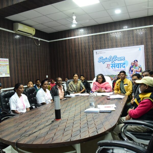 रायपुर : सुजल ग्राम संवाद के तृतीय चरण में ग्राम&hellip;