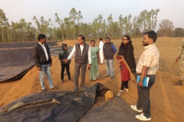 प्रधानमंत्री मत्स्य सम्पदा योजना के कार्यों का कलेक्टर प्रजापति ने किया निरीक्षण…