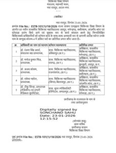 पांच नए मेडिकल कॉलेजों में डीन की हुई नियुक्ति …