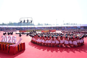 रायपुर : अबूझमाड़ का गौरव: मल्लखंब के नन्हे वीरों ने राष्ट्रपति के समक्ष दिखाई अद्भुत कला…