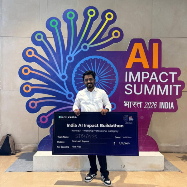 रायपुर : AI की दुनिया में राष्ट्रीय मंच पर लहराया छत्तीसगढ़ का परचम : इंडिया AI इंपैक्ट बिल्डथॉन में रायपुर के अनुराग मानिक और आस्था मानिक ने हासिल किया प्रथम स्थान…