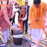 रायपुर : नीलकंठेश्वर महादेव मंदिर के प्राण-प्रतिष्ठा समारोह में मुख्यमंत्री&hellip;