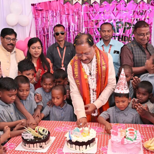 रायपुर : बच्चों के चेहरों की मुस्कान बना मुख्यमंत्री श्री साय के जन्मदिन का सबसे बड़ा उपहार…