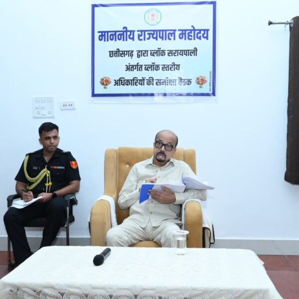 रायपुर : जल संरक्षण के कार्यों को और गति दें,अधिक से अधिक पेड़ लगाकर संरक्षित करें-राज्यपाल श्री डेका…