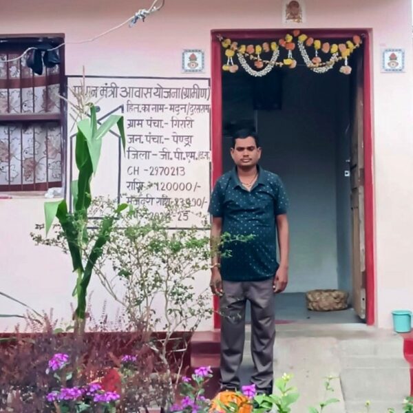 रायपुर : पक्का घर बना तो बरसात की चिंता से मुक्त हुआ जीवन…