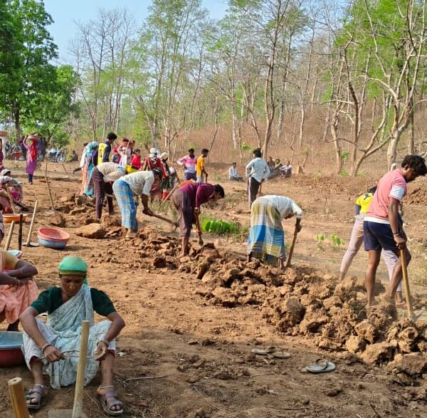 रायपुर : महात्मा गांधी नरेगा अंतर्गत 2588 निर्माण कार्यों से ग्रामीणों को मिल रहा रोजगार…